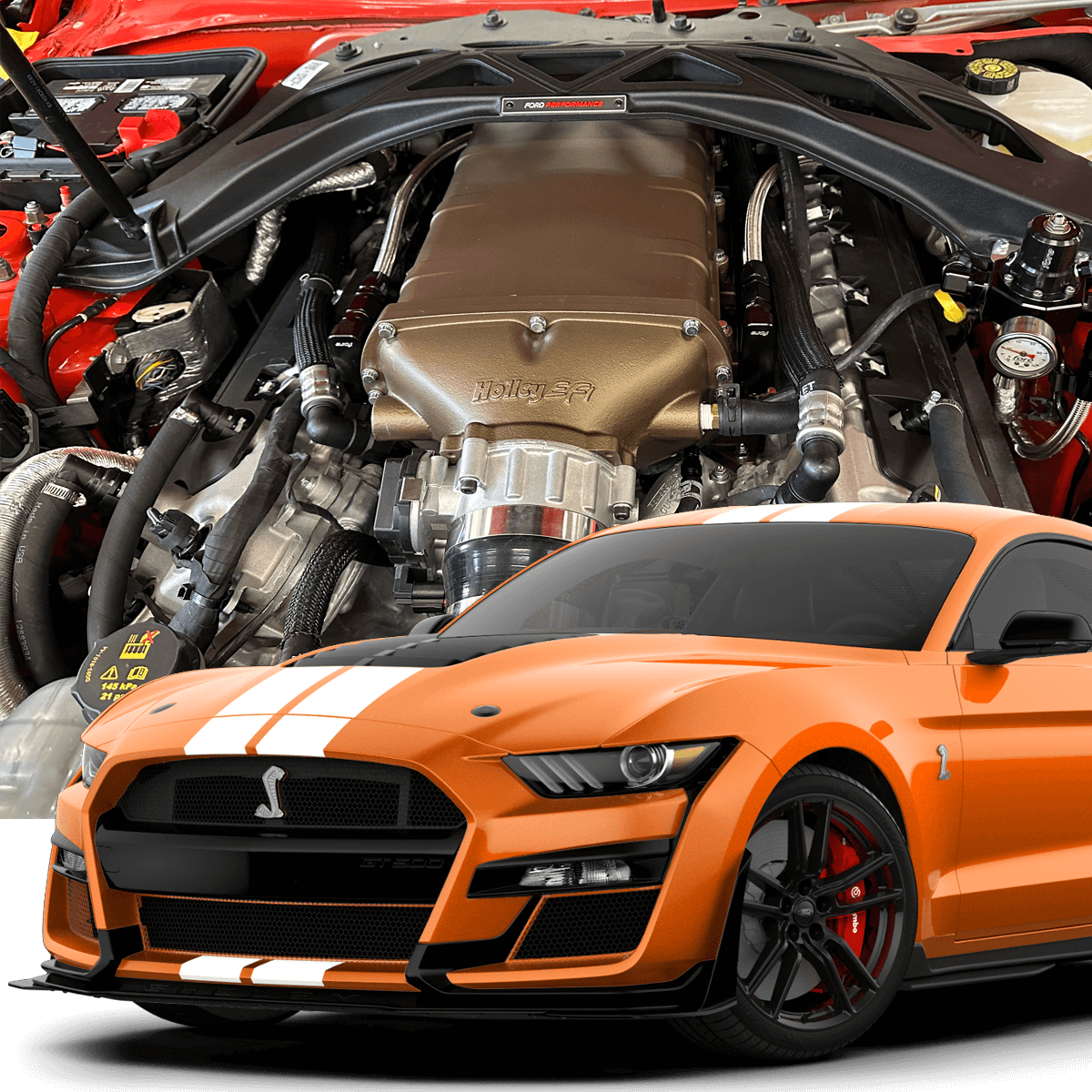 Ford Mustang Shelby GT500 Sleeper Hidden Twin Turbo System