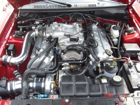 Hellion 2003-2004 Ford Mustang Cobra Single Turbo System.